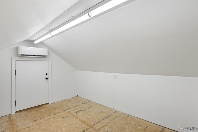 760 Winding Wood Dr, Wetumpka, AL 36093 - bonus room featuring a wall mounted AC and lofted ceiling