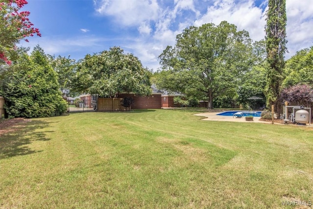 760 Winding Wood Dr, Wetumpka, AL 36093 - view of yard with an outdoor pool