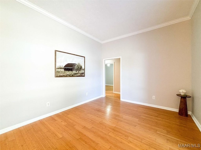 9642 Greythorne Way, Montgomery, AL 36117 - spare room with ornamental molding and light wood-style flooring