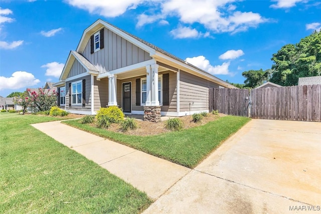 2285 Gathering Way, Prattville, AL 36066 - view of front facade featuring a porch and board and batten siding