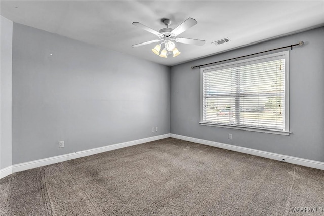 2285 Gathering Way, Prattville, AL 36066 - carpeted spare room featuring ceiling fan and baseboards