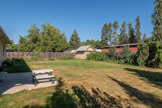 772 Cedar St, Whitefish, MT 59937 - view of yard with a patio area