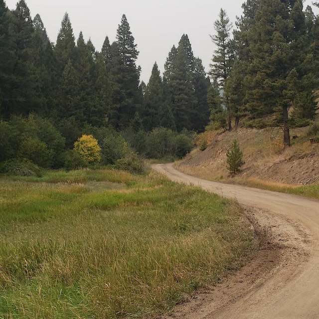 view of road