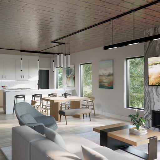 living room with a towering ceiling and light wood-type flooring