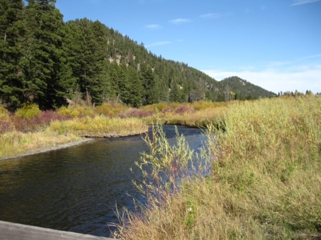 8 Cherry Ln, Philipsburg, MT 59858 - water view featuring a mountain view