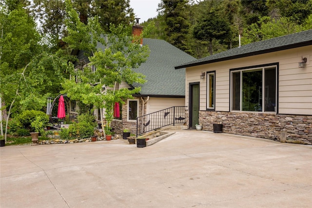 exterior space with a patio area