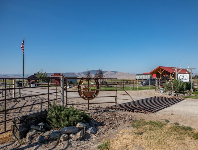 view of jungle gym