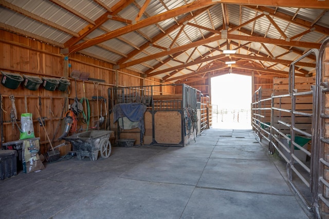 view of stable