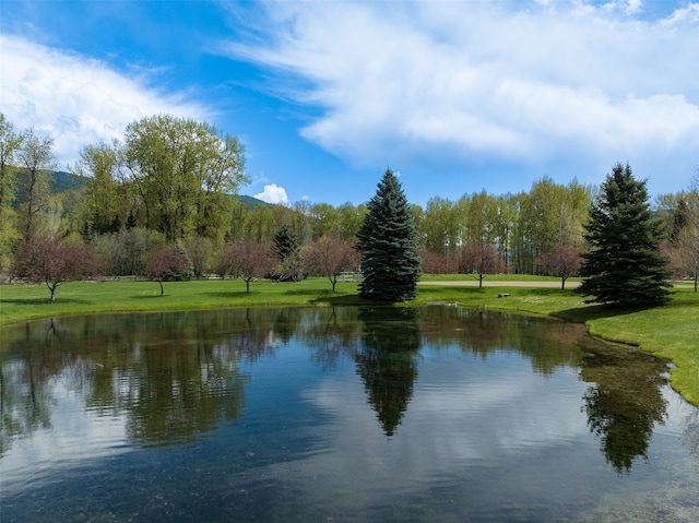 view of water view