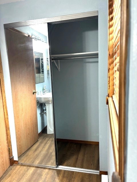 view of closet