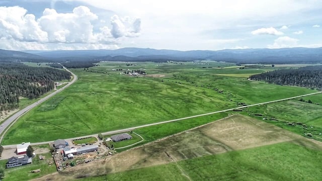 view of home's community featuring a mountain view and a rural view