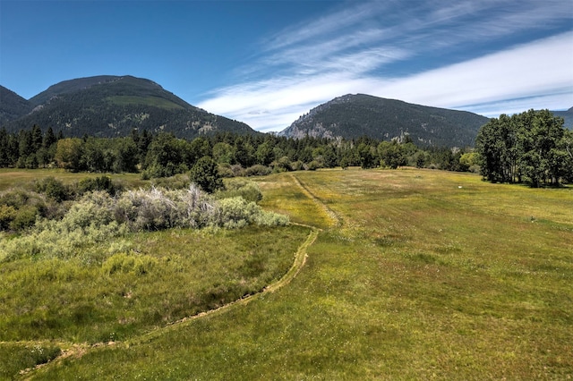 view of mountain view