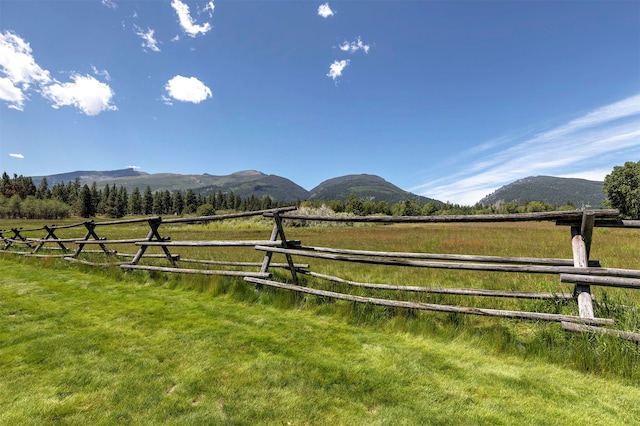 exterior space featuring a rural view