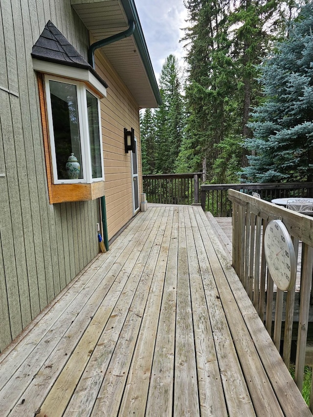 3971 Glen Lake Rd, Eureka, MT 59917 - view of wooden terrace