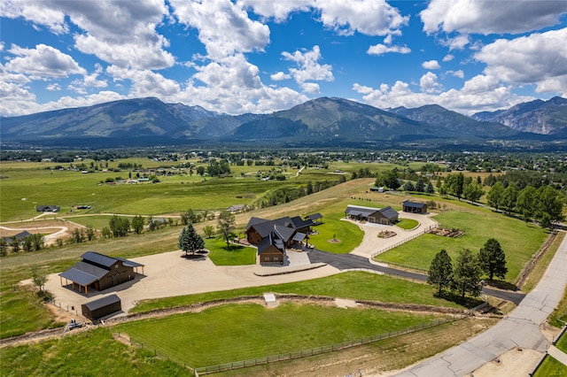 exterior space with a rural view