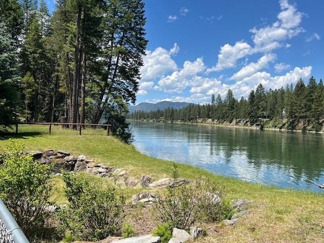 5 Osprey Dr E, Thompson Falls, MT 59873 - water view featuring a heavily wooded area