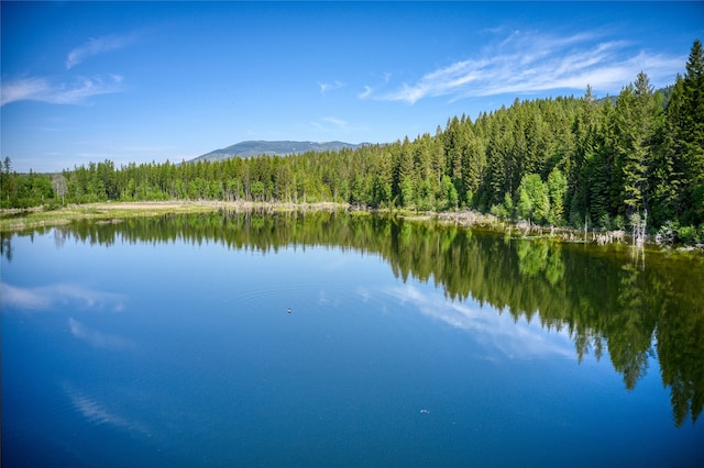 view of water view