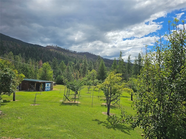 view of mountain feature