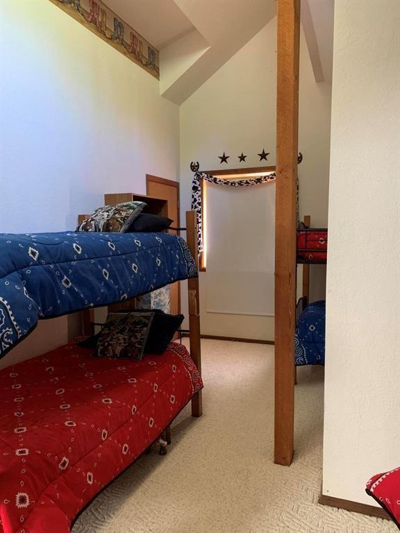 bedroom featuring carpet flooring