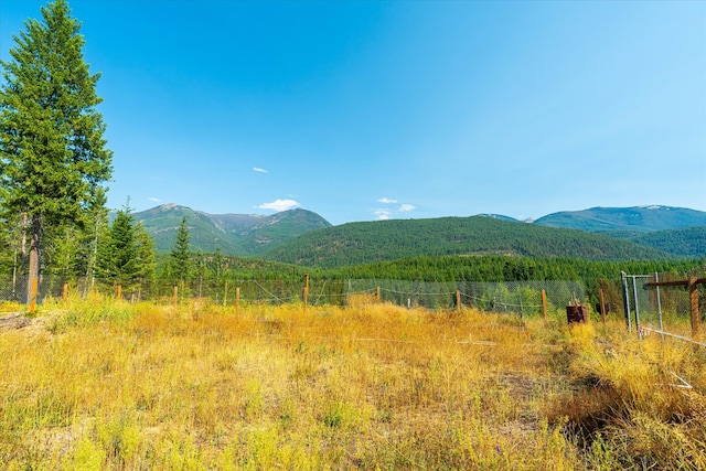 view of mountain feature