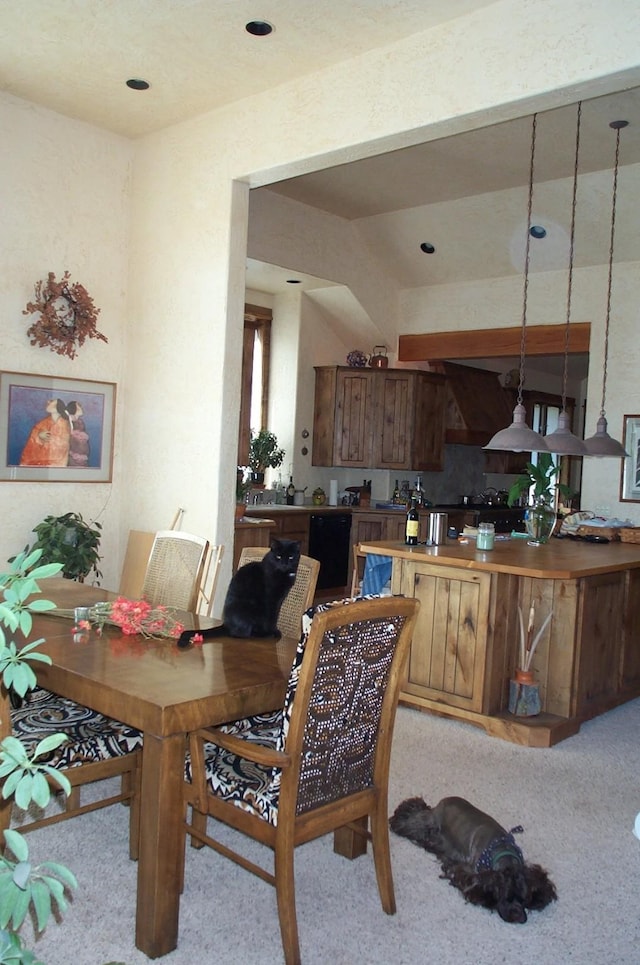 1350 Summit Park, Seeley Lake, MT 59868 - dining area featuring light carpet