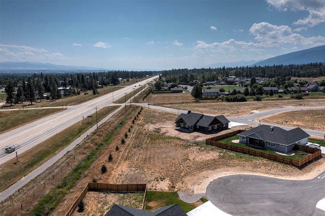 view of aerial view