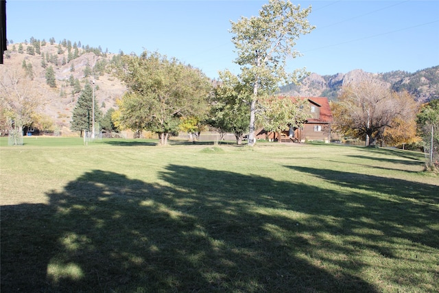 26 N Cooper Ln, Cascade, MT 59421 - exterior space with a mountain view and a yard