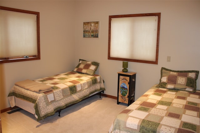 view of tiled living room