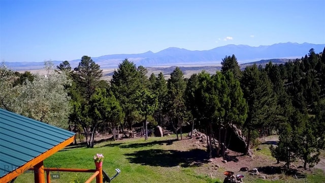 view of property view of mountains