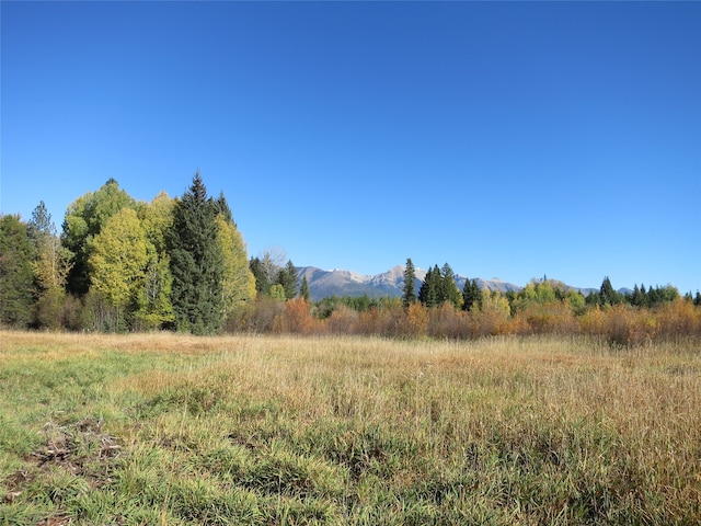 view of nature with a mountain view and a rural view