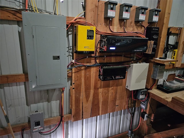 utilities with electric panel