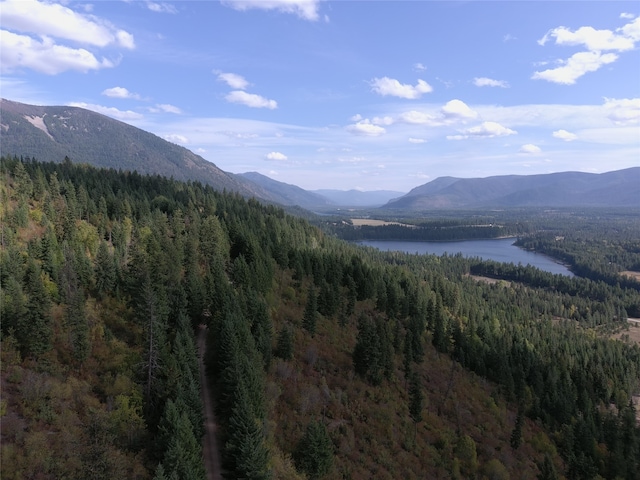 property view of mountains with a water view