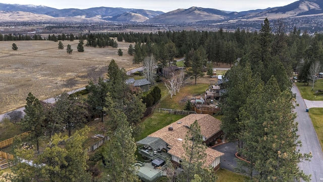 7200 Devonshire Ln, Missoula, MT 59804 - birds eye view of property with a mountain view