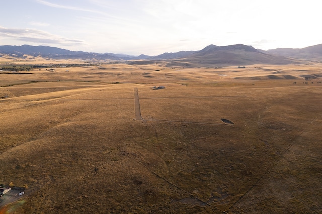 mountain view with a rural view