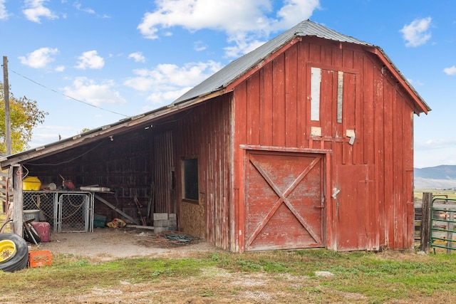 view of shed / structure