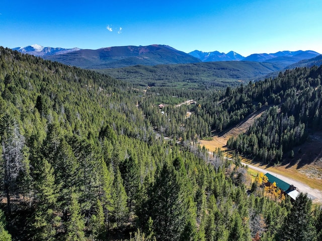 425 Lagger Gulch Rd, Anaconda, MT 59711 - bird's eye view featuring a mountain view and a wooded view