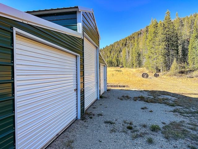425 Lagger Gulch Rd, Anaconda, MT 59711 - garage with a wooded view
