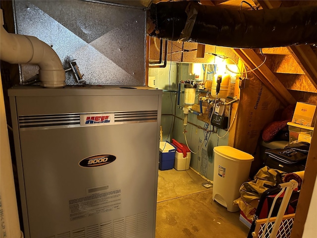 425 Lagger Gulch Rd, Anaconda, MT 59711 - utility room featuring heating unit