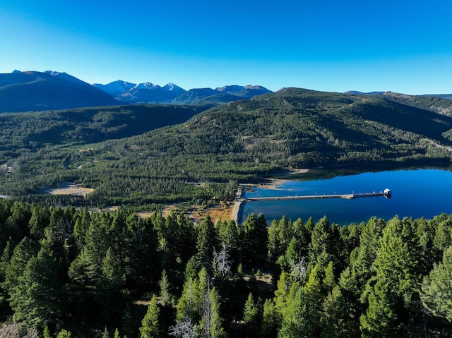 425 Lagger Gulch Rd, Anaconda, MT 59711 - bird's eye view featuring a water and mountain view and a forest view