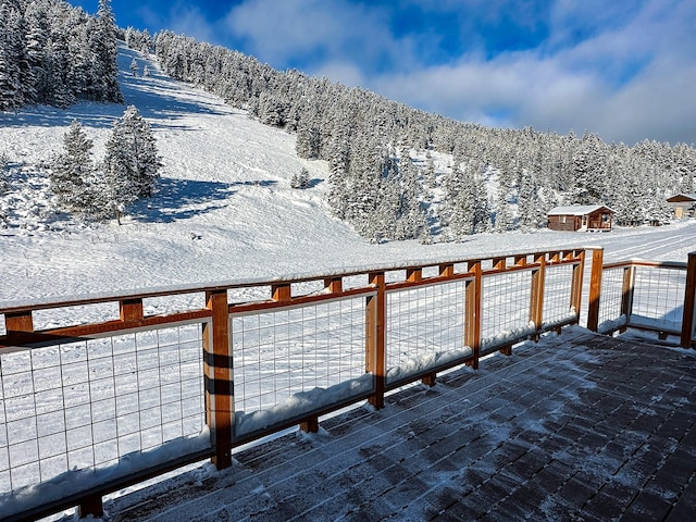 425 Lagger Gulch Rd, Anaconda, MT 59711 - view of snow covered deck