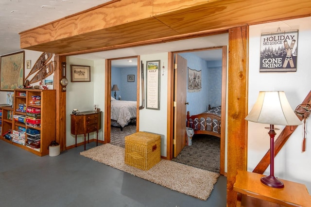 425 Lagger Gulch Rd, Anaconda, MT 59711 - hallway featuring finished concrete floors