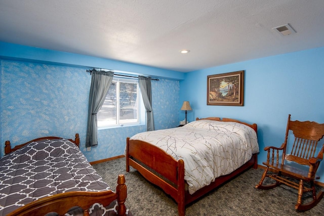 425 Lagger Gulch Rd, Anaconda, MT 59711 - carpeted bedroom featuring baseboards, recessed lighting, and visible vents