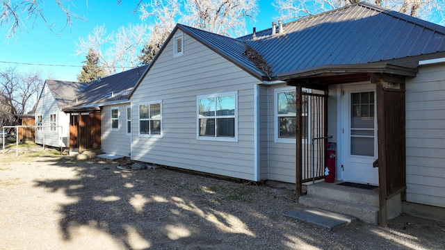 view of rear view of house