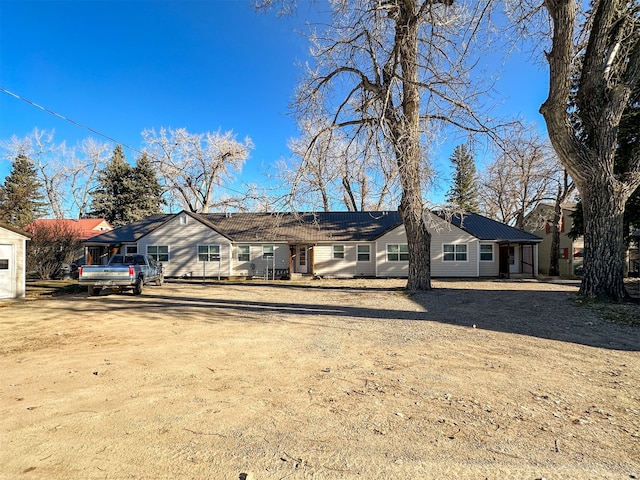 view of front of home