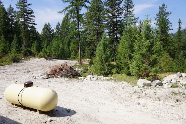 view of local wilderness with a wooded view