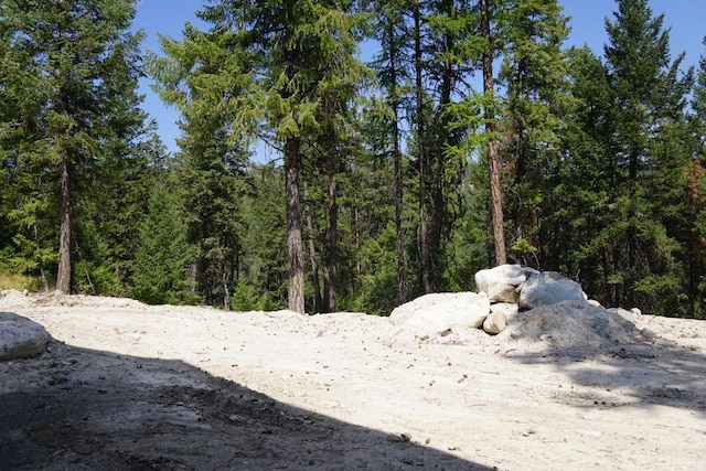 view of local wilderness with a view of trees