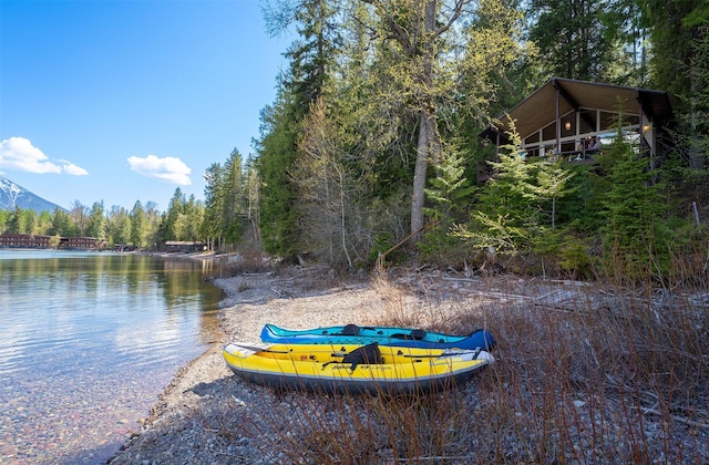 property view of water