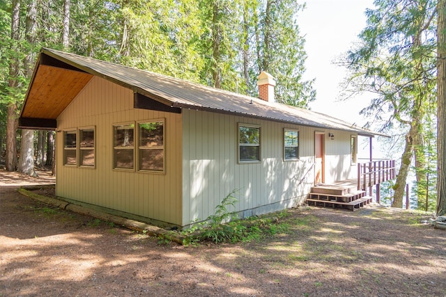 view of rear view of property