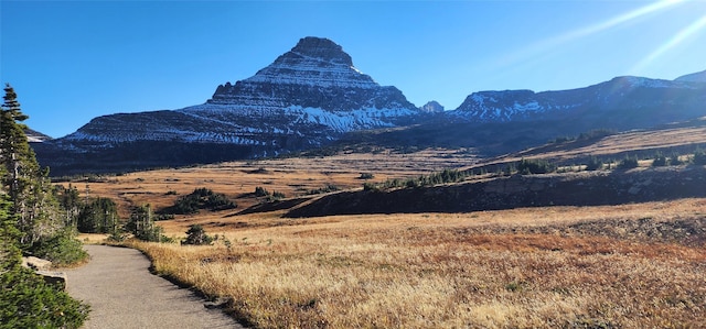 view of mountain feature