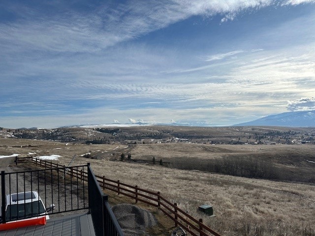 view of mountain feature